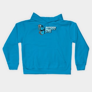 Butterfly Style Blue Kids Hoodie